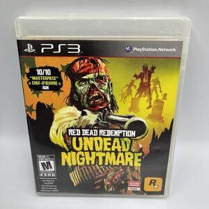 Red dead Redemption: Undead Nightmare (Playstation 3) CIB With Map
